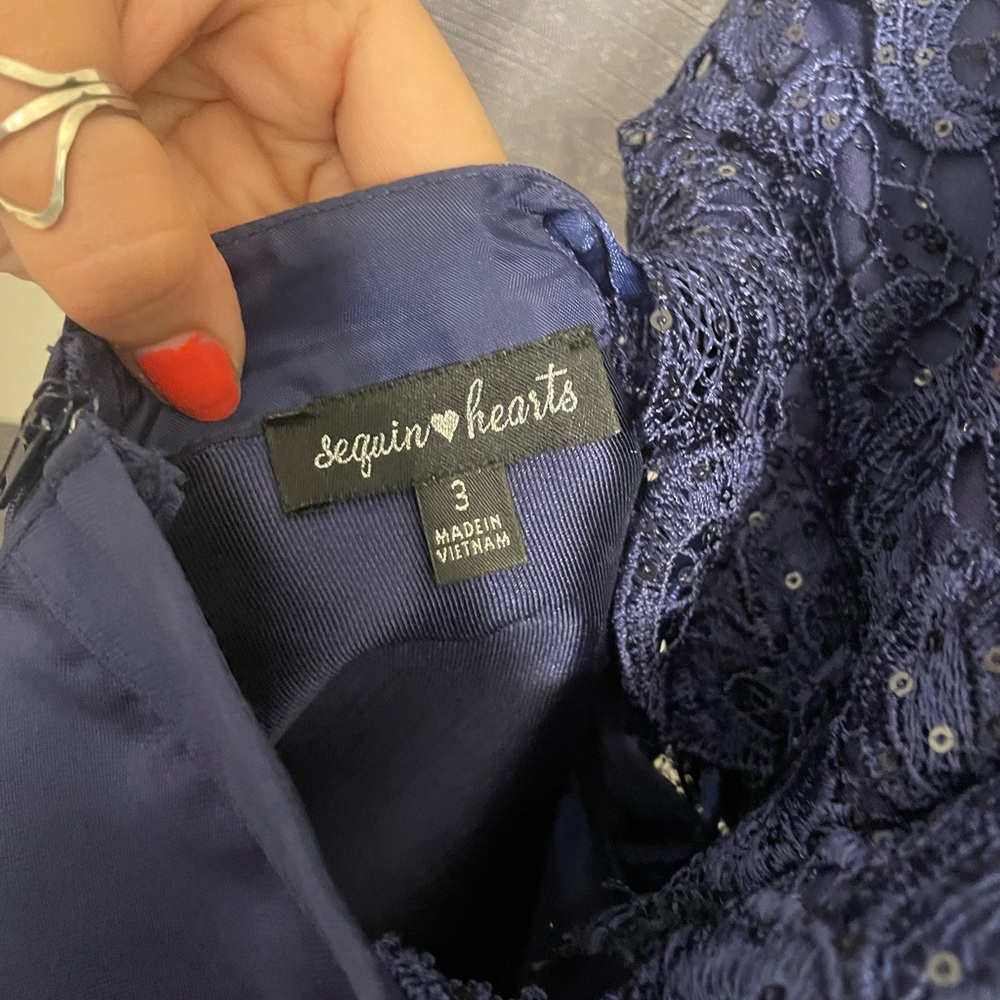 Navy blue Homecoming/prom dress